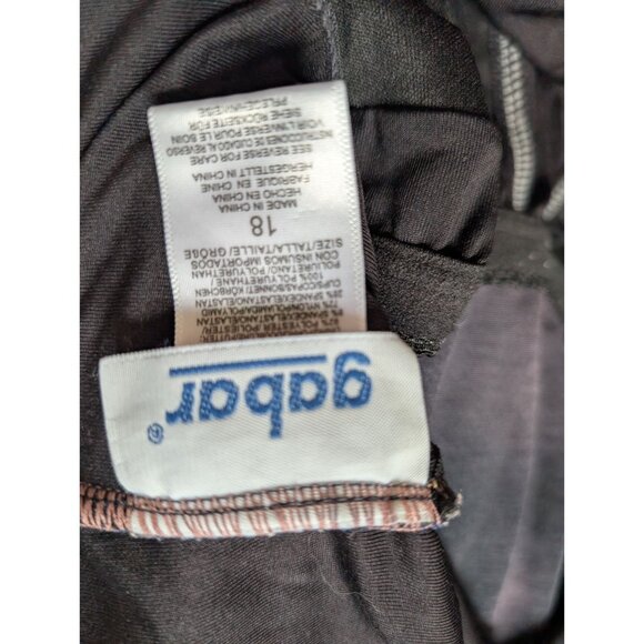 Gabar Polka Dot One-Piece Swimsuit Navy Polka Dot Ruched Front Womens Size 18 - Picture 3 of 3